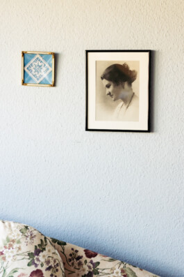 Foto von der Mutter Elsa von Frau Klinke an der Wand 