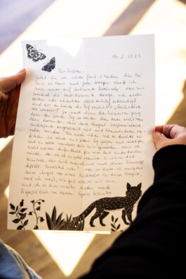 Brief von Frau Klinke; Lazarus Hospiz Berlin